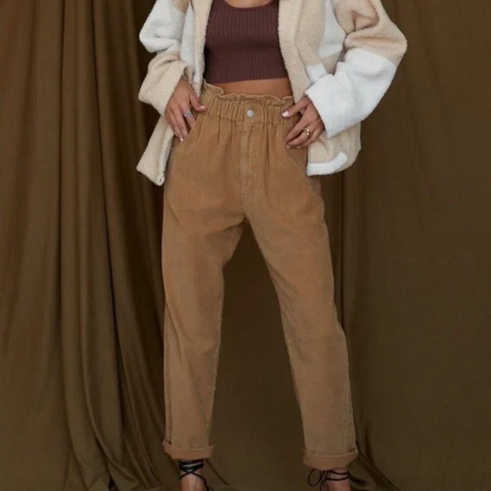 12th Tribe | Tan Corduroy Pants